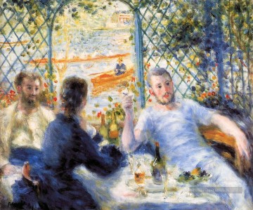 Pierre Auguste Renoir œuvres - le déjeuner des canoéistes Pierre Auguste Renoir
